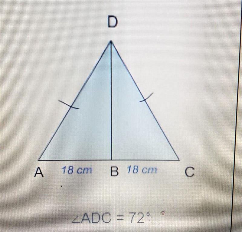 Find the measure of angle CDB. Explain your reasoning, including the theorem or postulate-example-1