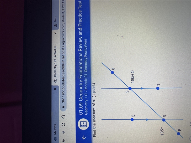 Find the measure of x-example-1