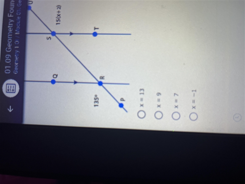 Find the measure of x-example-2