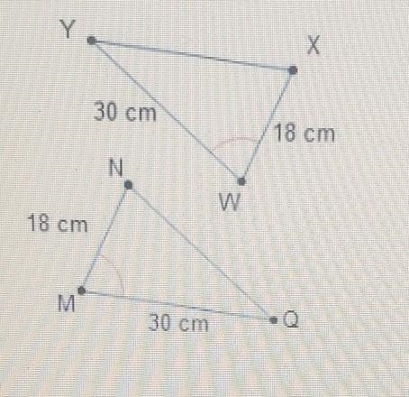 How can ️WXY be mapped to ️MNQ Translate vertex W to vertex M, then reflect across-example-1