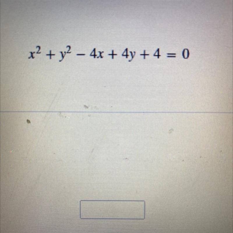 Consider the following equation of a circle find the radius, r-example-1