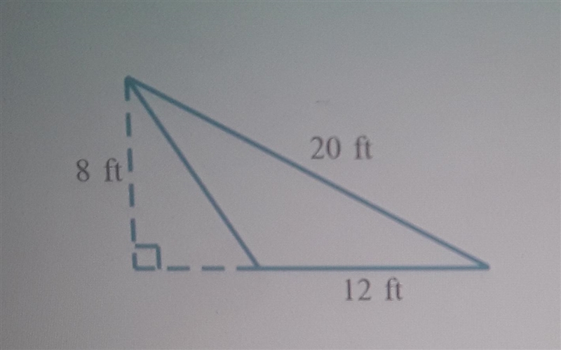 Find the area of the triangle below. I have a picture of the problem-example-1