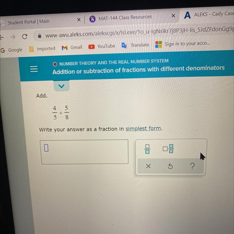 Write the answer in simplest form-example-1