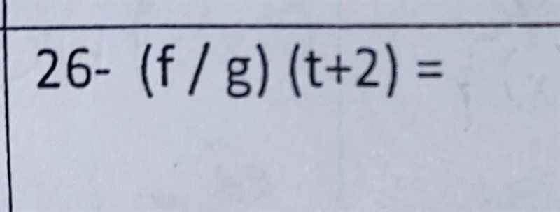 Evaluate the indicated function for f(x)=x^2-1 & g(x)=x-2 algebraically .-example-1