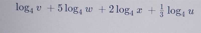 Use properties of logarithms to condense each logarithmic expression. Where possible-example-1