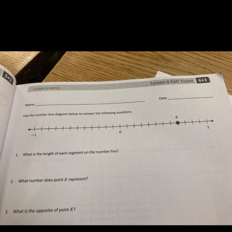 Use the number line diagram below to answer the following questions.1.What is the-example-1