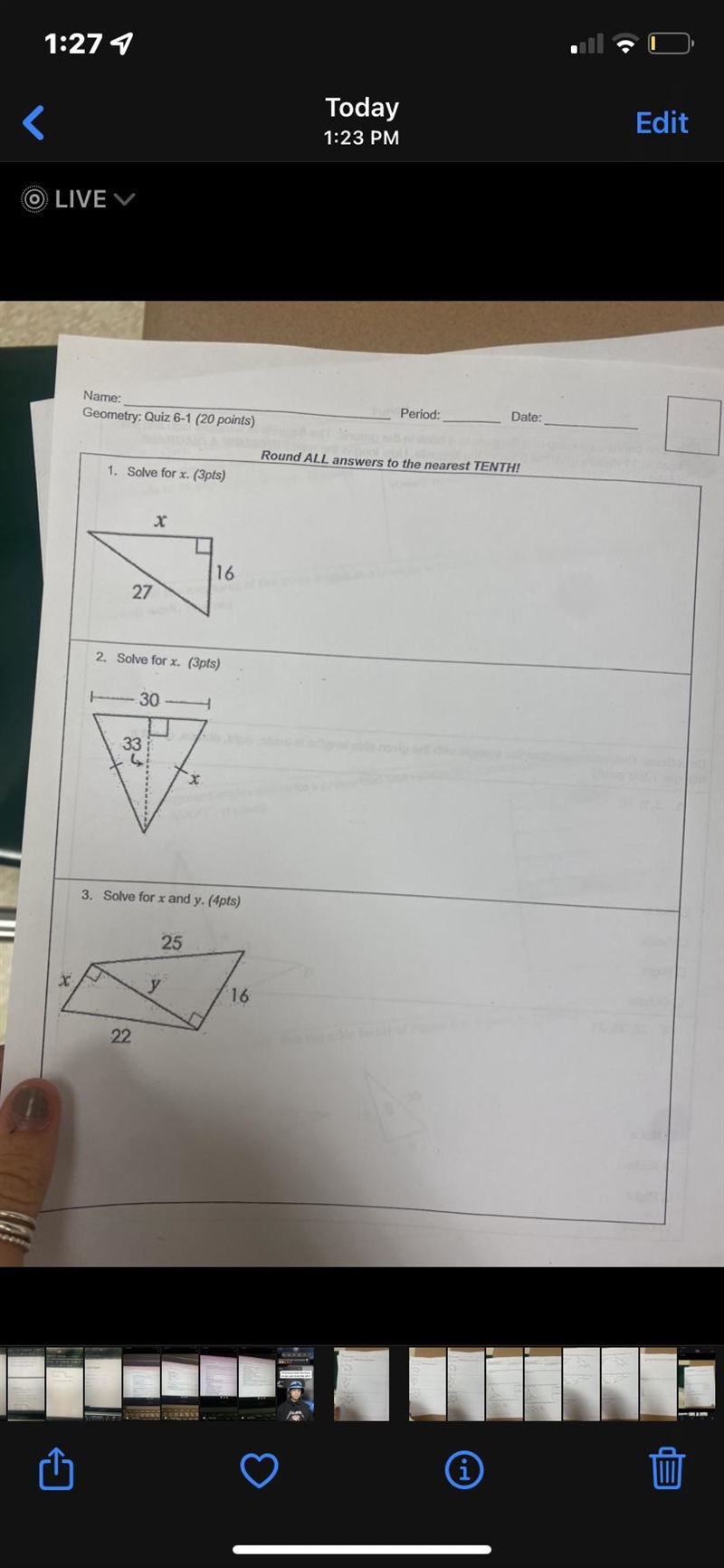 Do you mind solving question number 2 ? It’s geometry!-example-1