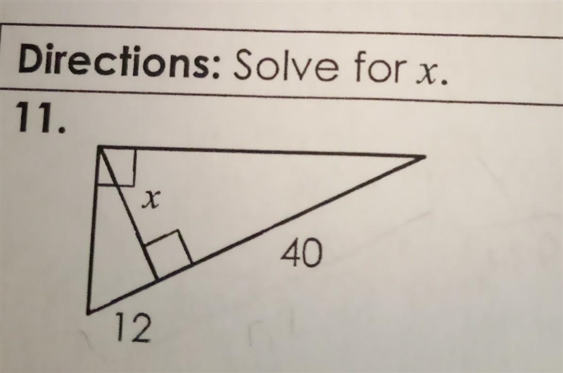 Directions: Solve for x.​-example-1