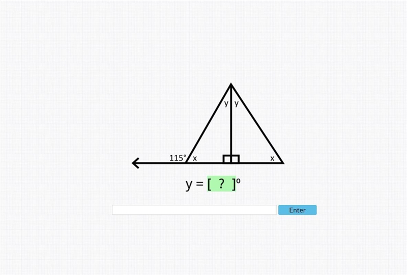 Angle sum theory find Y-example-1