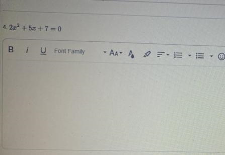 Use the quadratic formula to solve the problems. Then state whether the roots are-example-1