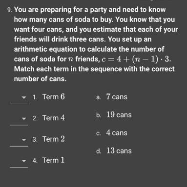 You are preparing for a party and need to know how many cans of soda to buy. You know-example-1