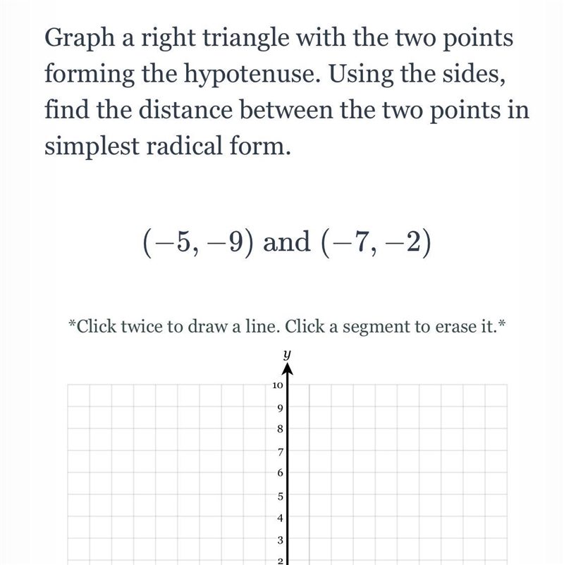 Whats the hypotenuse & what is leg 1 & leg 2 ?-example-1