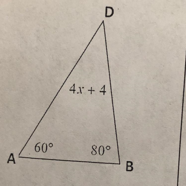 I find the value of X and the measurement of DAB-example-1