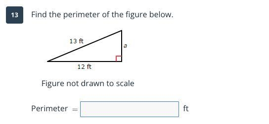 Please help! ASAP! Find the perimeter of the figure below.-example-1