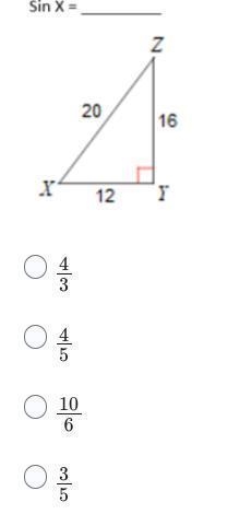 Sin x= 4\3 4\5 10\6 3\5-example-1