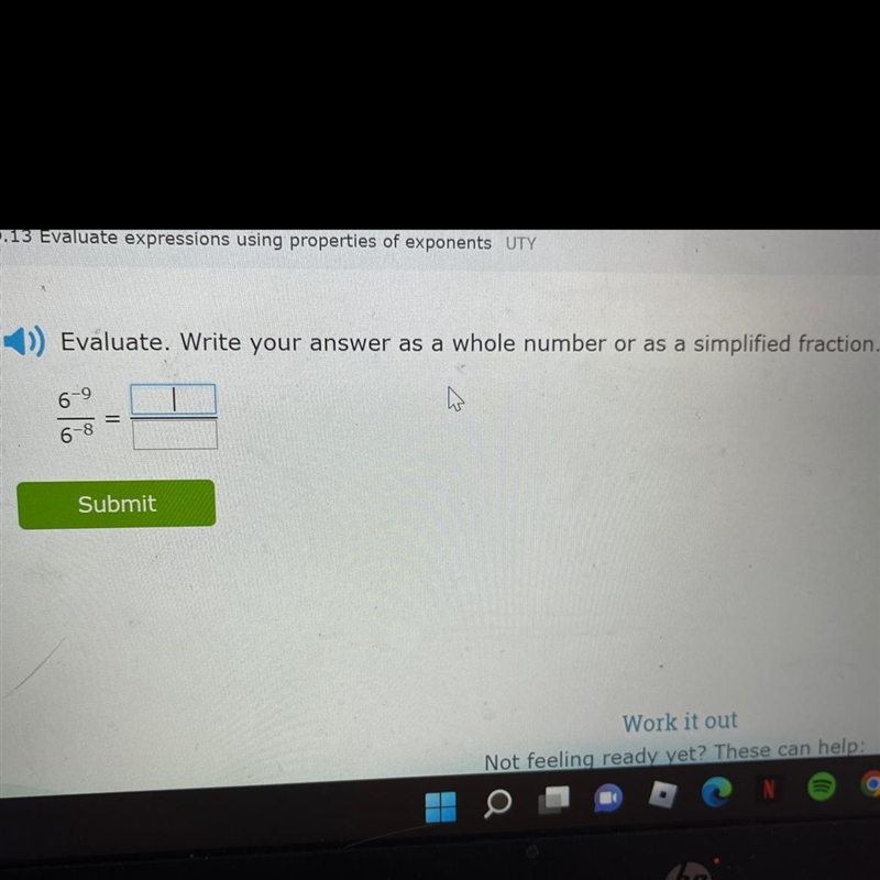 Help please !! Need it to be a fraction :))-example-1