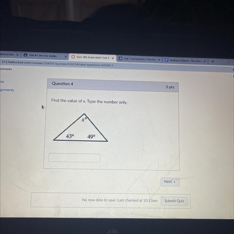 What’s the value of X-example-1