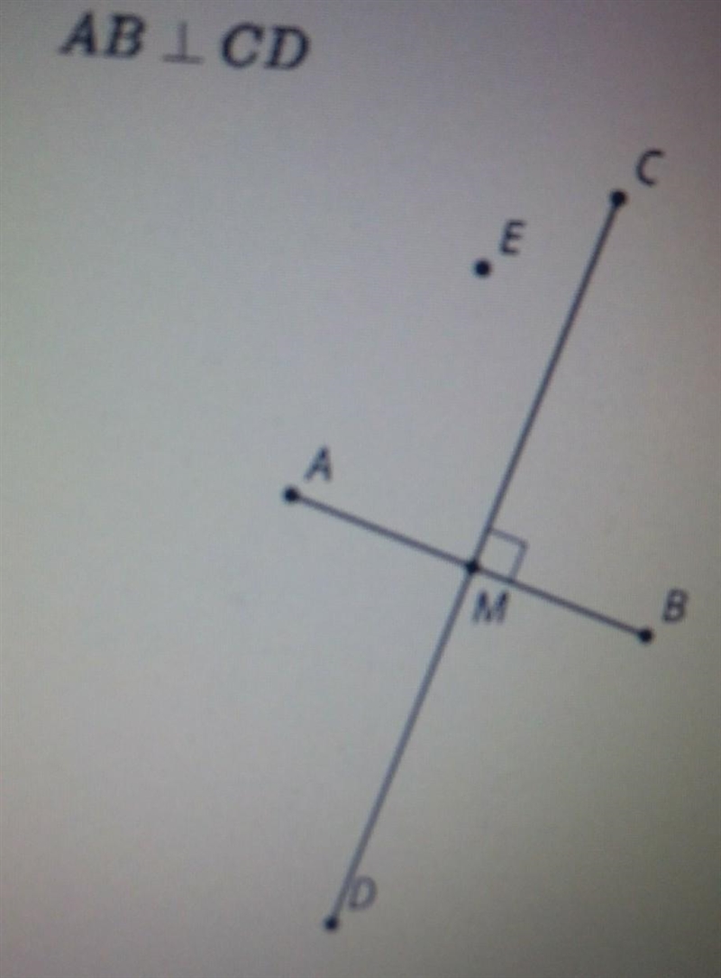 In this diagram, line segment CD is the perpendicular bisector of line segment AB-example-1