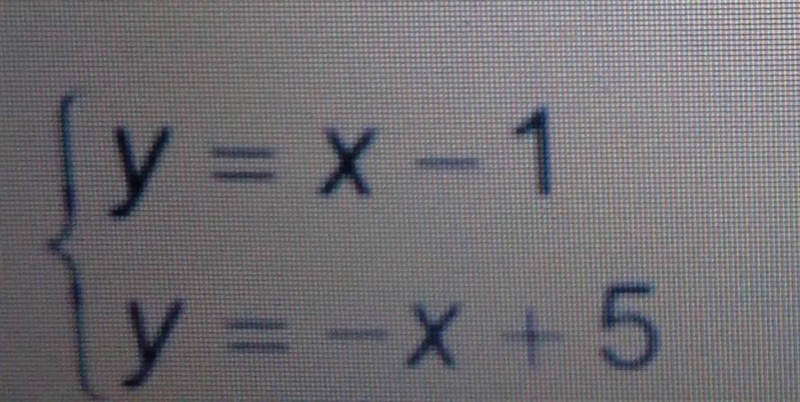 Is (5,4) a solution to this system of linear equation-example-1