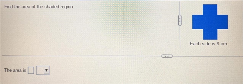 Find the area and I need to now the shaded region too-example-1