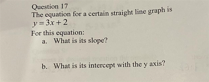 What is slope and intercept with the y axis-example-1