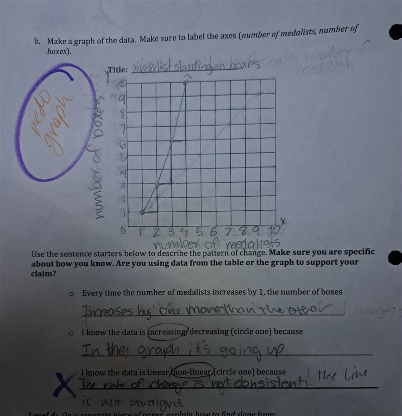 HELP My teacher told me the first part on the first page was wrong, I don't know why-example-2