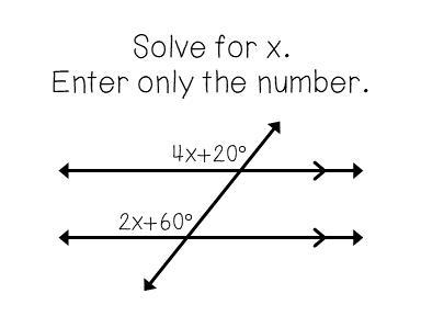 Back again with my slightly uneducated self. Solve for x.-example-1