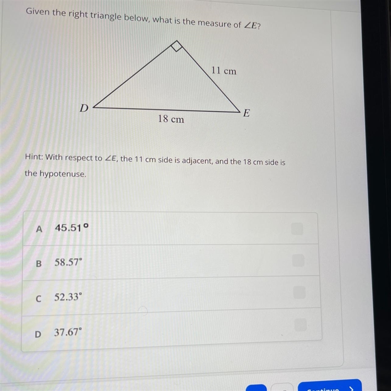 What is the measure of-example-1