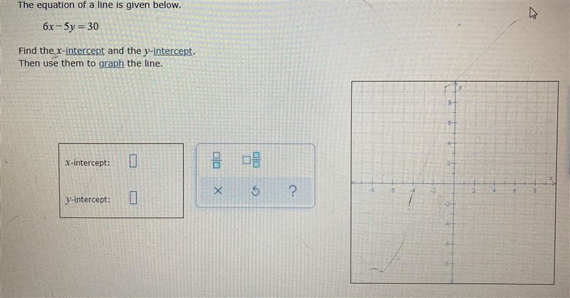 Please help me !! i do not understand this Graphing a line by first finding its x-example-1