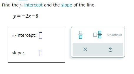 Intercept and slope?-example-1