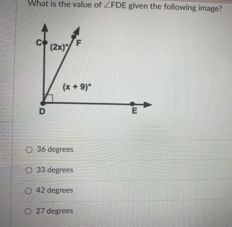 What is the value of FDE given the following image-example-1