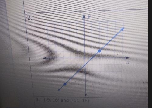 1. Solve for y=. 6 + 2y = 12.Find the slope-example-1