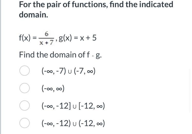 How For the pair of functions, find the indicated domain.-example-1