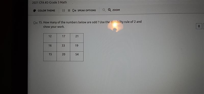 How many of the numbers below are are used to divisibility rule of two and show your-example-1