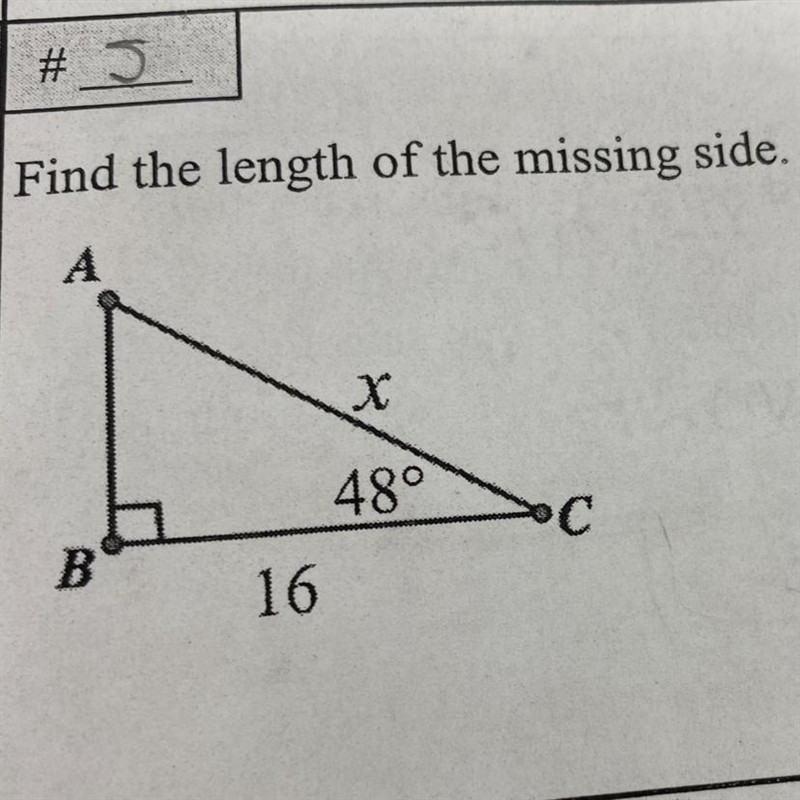 SOHCAHTOA geometry Help quick please! How would i solve this?-example-1