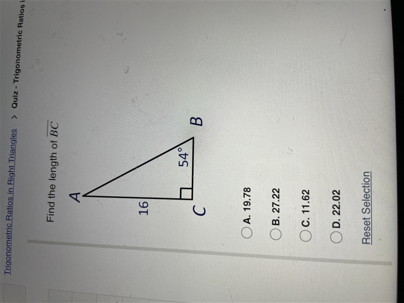 Find the length of BC-example-1