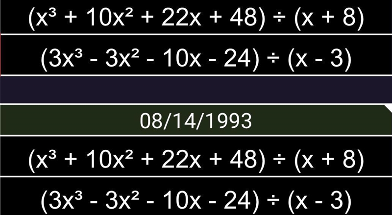 I need help with my homework. It’s a polynomial equation. I’ve been stuck on this-example-1