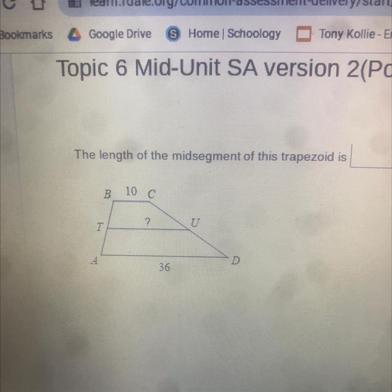 The length of the midsegment of this trapezoid is-example-1