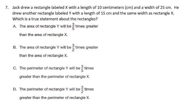 Jack drew a rectangle labeled X with a length of 10 centimeters (cm) and a width of-example-1