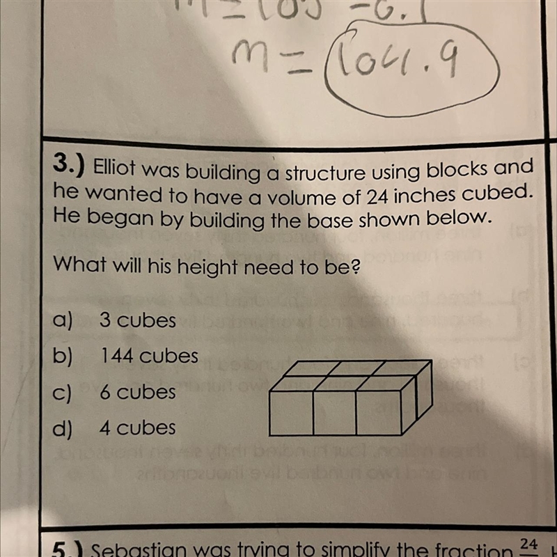 It’s number 3 my daughter needs help and I don’t know how to do this kinda of math-example-1