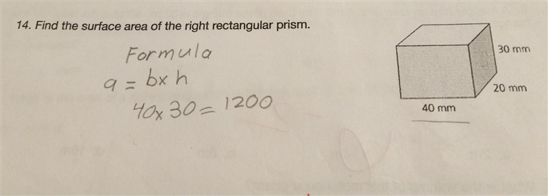 Find the surface area of the right rectangular prism​-example-1