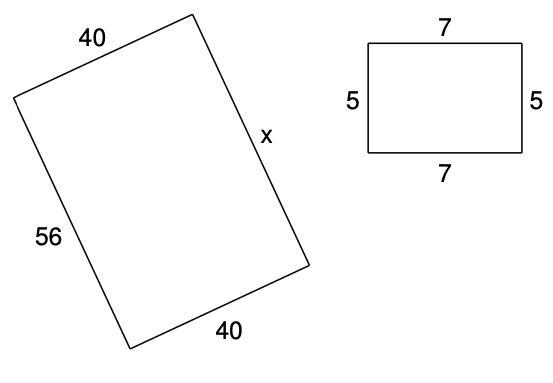 Two figures are said to be SIMILAR if they are the same shape. In more mathematical-example-1