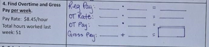 continued - calculating gross payRemember, this is money round to the nearest Penny-example-1