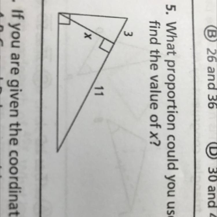 What proportion could you use to find the value of x?-example-1