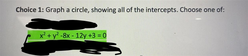 Please help with question!! and I need to find the center of the circlealso-example-1