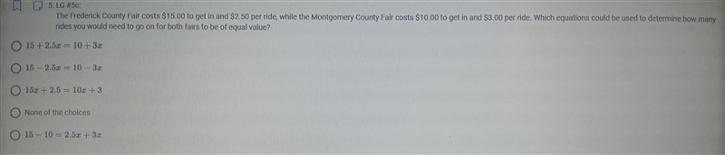 The Frederick County Fair costs $15.20 to get in and $2.50 per ride, while the Montgomery-example-1