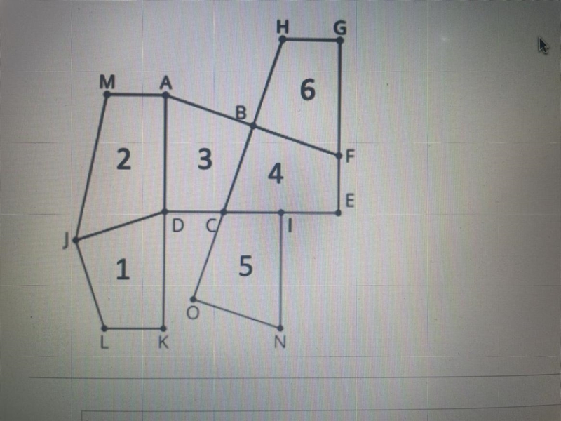 Complete the congruence statement below oncefigure 3 has been mapped to figure 4. Type-example-1