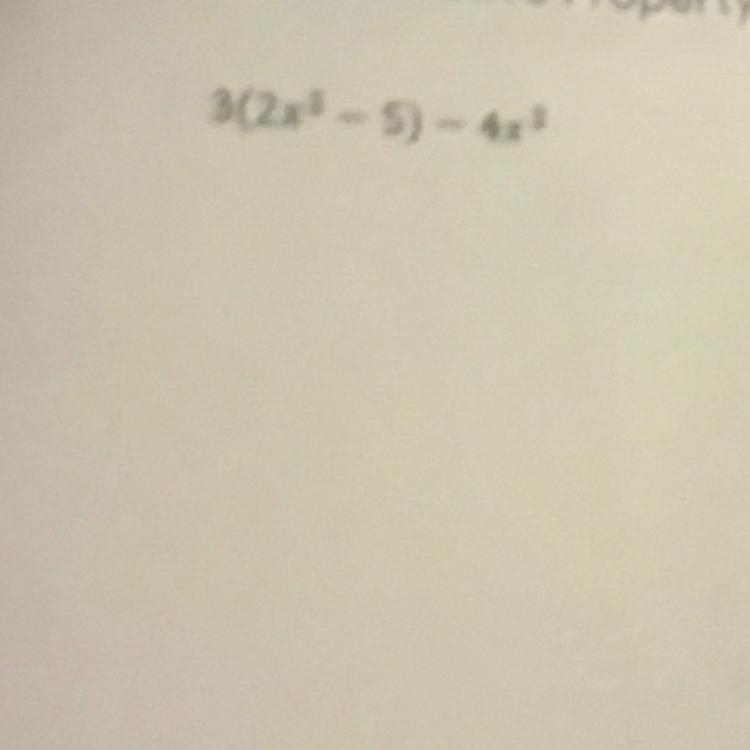 Use the distributive property to rewrite the expression and simplify .-example-1