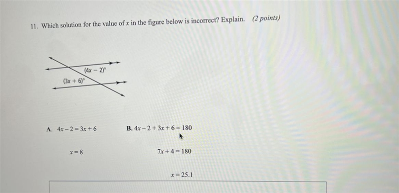 Which solution for the value of r in the figure below is incorrect? Explain.-example-1