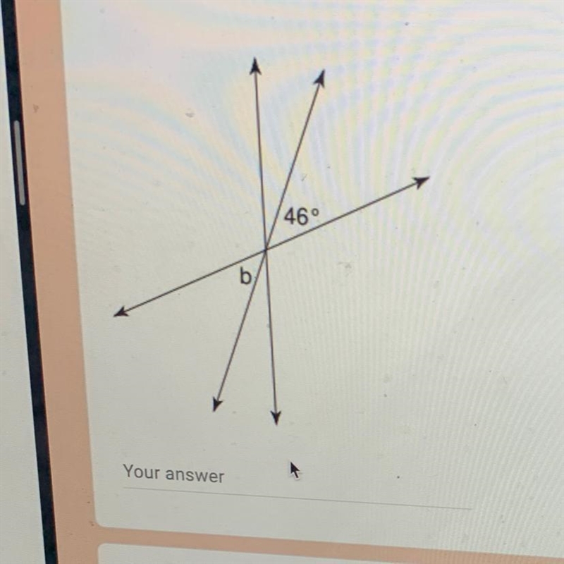 Use angle relationships (complementary, supplementary, vertical, or adjacent) to find-example-1